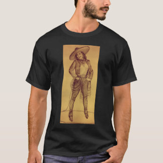 ピン女の子のRancheraのメキシコTシャツ Tシャツ