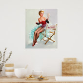 ピン恋しく思アップ ポスター (キッチン)