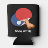 ピン王、ピンポン、卓球、 缶クーラー (裏面)