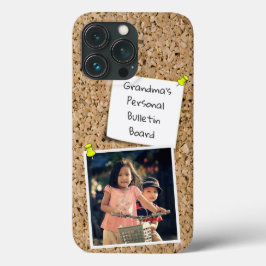 ピン留めホワイトノートのテンプレートカスタム写真 iPhone 13 PROケース