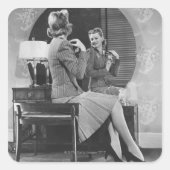 ピン留め スクエアシール (正面)