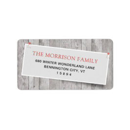 ピン素朴差出人住所 ラベル