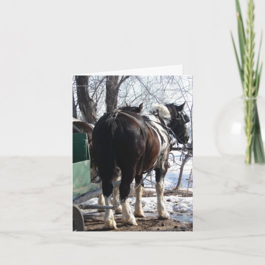 ピン荷車を引くト カード (正面)