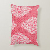 ピン華美からグラデーションを特徴とする織物デザイン アクセントクッション (裏面(縦))