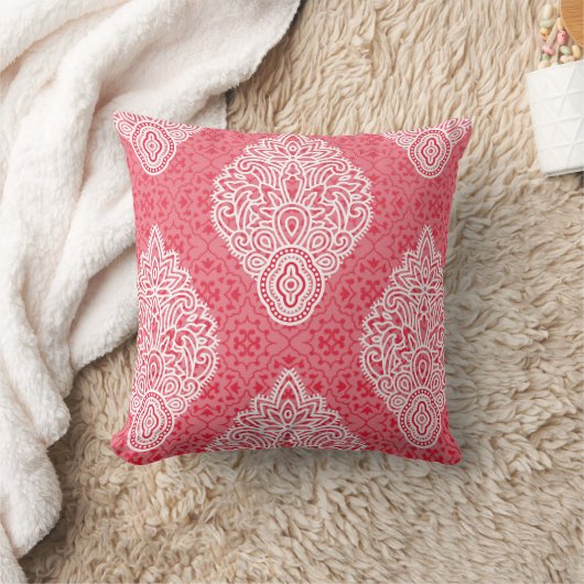 ピン華美からグラデーションを特徴とする織物デザイン クッション (ブランケット)