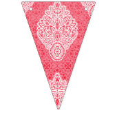 ピン華美からグラデーションを特徴とする織物デザイン バンティングフラッグ (第2の旗)