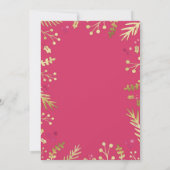 ピン食べク、飲んで、楽しいクリスマスパーティー 招待状 (裏面)