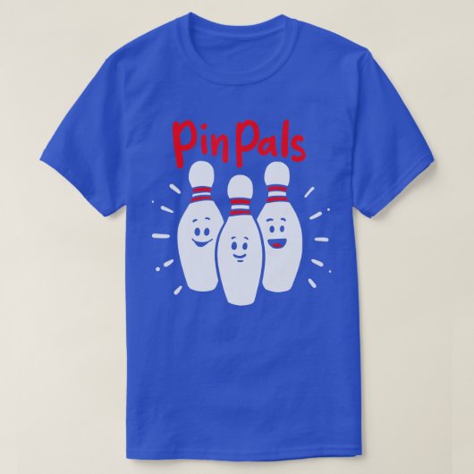 ピンPalsボーリング Tシャツ (デザイン正面)