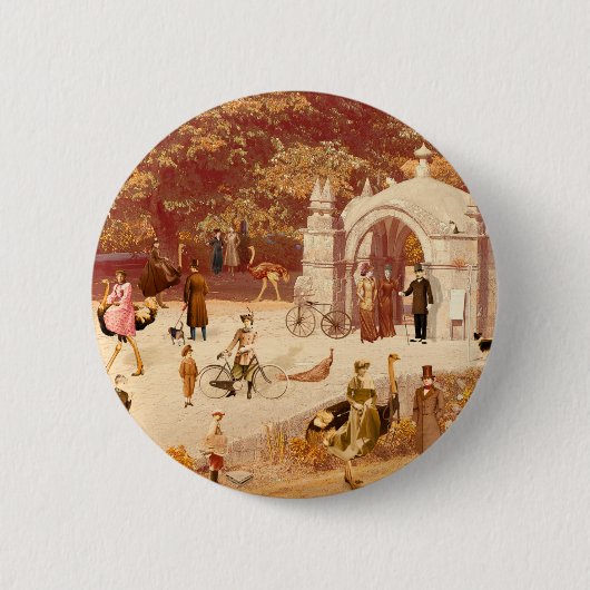 ピンRedondo De 2 Pulgadas Os Avesturzes de Ponte d 缶バッジ (正面)