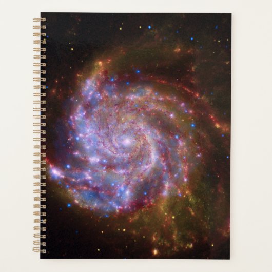 ピンwheelでの星の誕生:M101銀河 プランナー手帳 (正面)