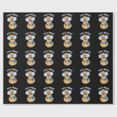 ピーおたくおもしろいおたくピーナッツプンダークBG ラッピングペーパー (フラット)