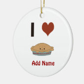 ピーが大好き！ セラミックオーナメント (左)