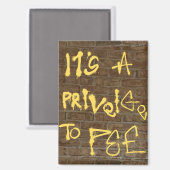 「ピーの秘訣だ」 マグネット (正面/裏面)