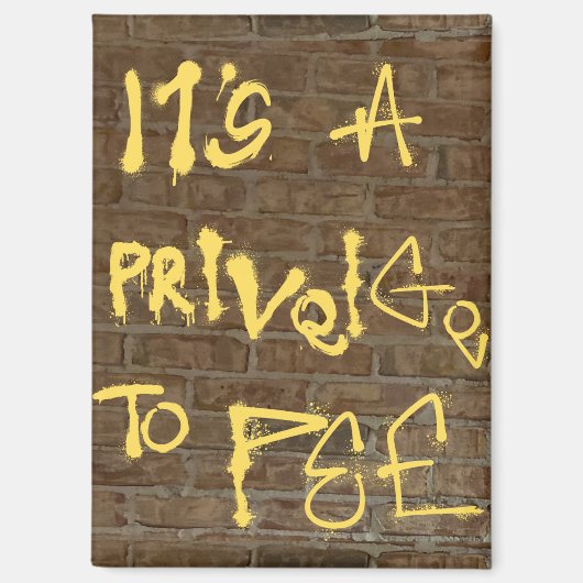 「ピーの秘訣だ」 マグネット (正面)