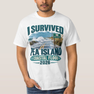 ピーアイランド沿岸洪水2026 NC-12生き延びた Tシャツ