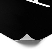 ピーアノおもしろいミュージックベギーPea Pun Dark BG ポスター (角)