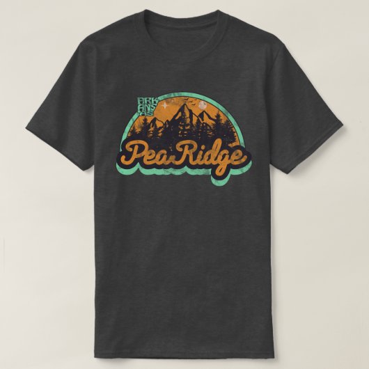 ピーアリッジ, アーカンソー州 Tシャツ (デザイン正面)
