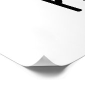 ピーアーノおもしろいミュージックベギー豆プン ポスター (角)