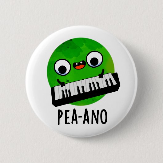 ピーアーノおもしろいミュージックベギー豆プン 缶バッジ (正面)