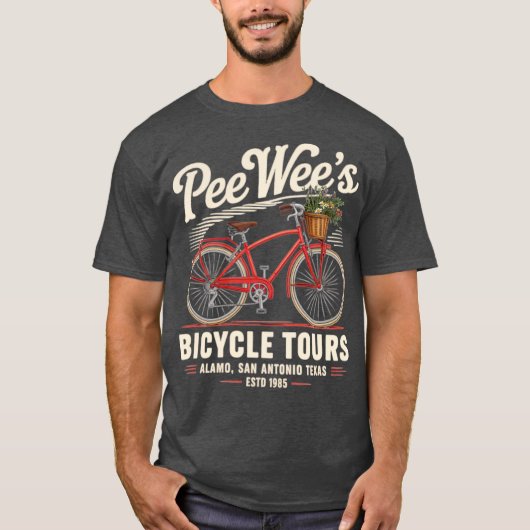 ピーウィーの自転車ツアー Tシャツ (正面)