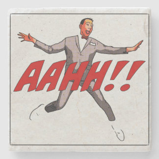 ピーウィーの「アハ」コースター ストーンコースター