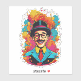 ピーウィーハーマンオーバルステッカー シール