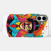 ピーウィーハーマン笑うiPhone 16プラス強い望み Case-Mate iPhoneケース (裏面 (横))