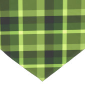 ピーエレガントグリーンプレイドパターン小テーブルランナー ショートテーブルランナー (コーナー)