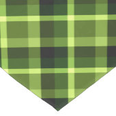 ピーエレガントグリーンプレイドプリント中テーブルランナー ミディアムテーブルランナー (コーナー)