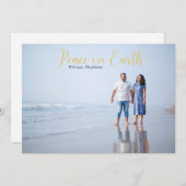 ピーエレガントスオンアースホリデーフォト金ゴールド シーズンカード (正面/裏面)