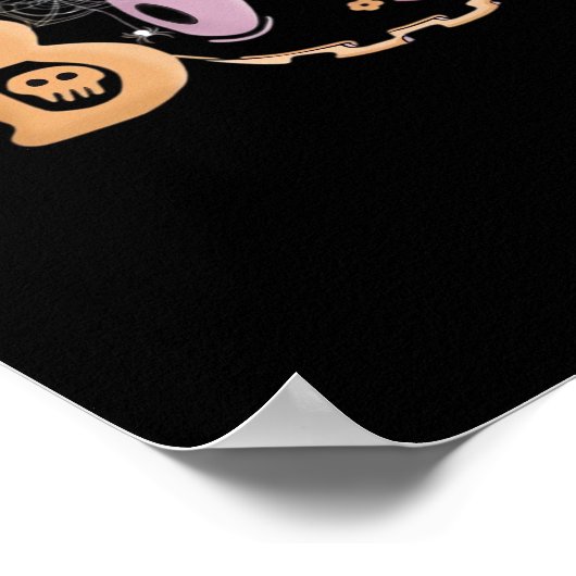 ピーカブーハロウィーンエッセンシャルスロース ポスター (角)