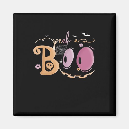 ピーカブーハロウィーンエッセンシャルスロース マグネット (正面)