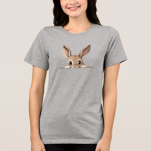 ピーカブーバニー トライブレンドTシャツ (正面)