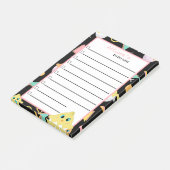 ピーカブーブラックベビーチックノート ポストイット (アングル)