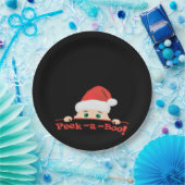 ピーカブー型 ペーパープレート (パーティー)