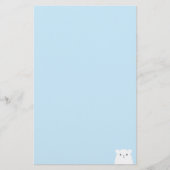 ピーカブー極熊の文房具 便箋 (正面)