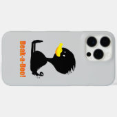 ピーカブー！かわいいキャラクターのアヒルと面白いダジャレ Case-Mate iPhoneケース (裏面 (横))