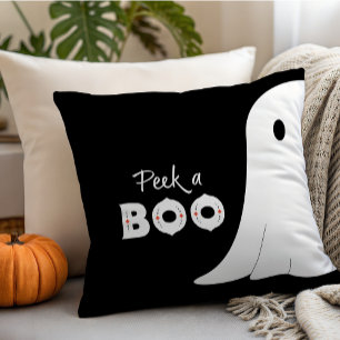 ピーカブー・ゴースト・ハロウィン・スロー・ピロー クッション