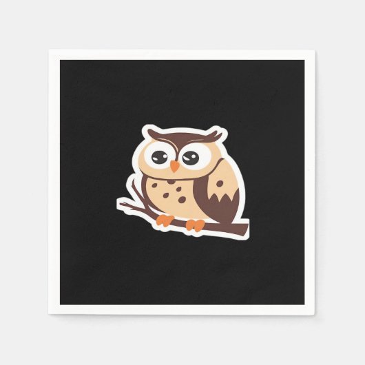 ピーカボウイルスハロウィーン スタンダードカクテルナプキン (正面)