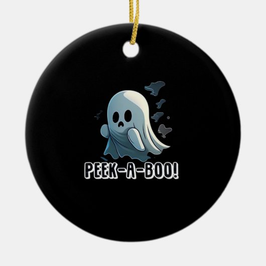 ピーカボハロウィーン版 セラミックオーナメント (正面)