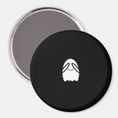 ピーカボーおもしろいスローガン マグネット (正面/裏面)