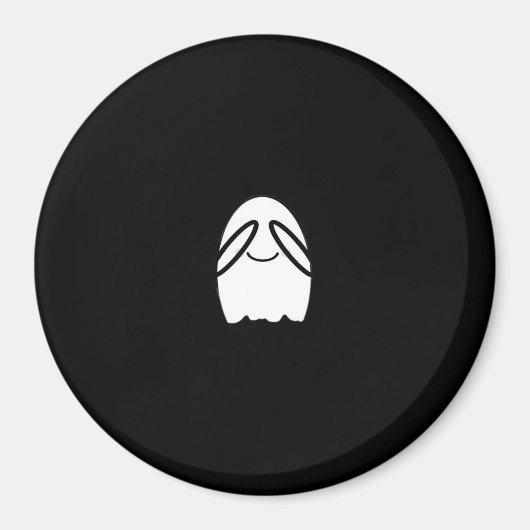 ピーカボーおもしろいスローガン マグネット (正面)