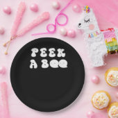 ピーカボー不気味スローガン ペーパープレート