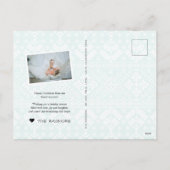 ピーカボー喜び | かわいい水彩写真クリスマス シーズンポストカード (裏面)