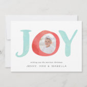 ピーカボー喜び | 休日の写真カード シーズンカード (正面)