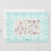 ピーカボー喜び | 休日の写真カード シーズンカード (裏面)