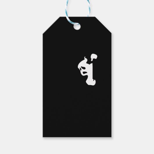 ピーカボー怠け者ナマケモノ ギフトタグ (正面)