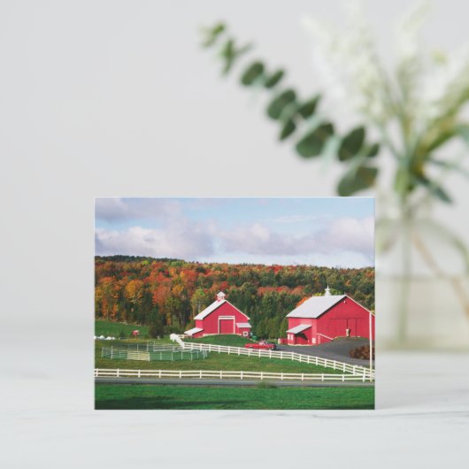 ピーカムの近くのバーモントの農場。解放 ポストカード (スタンド正面)