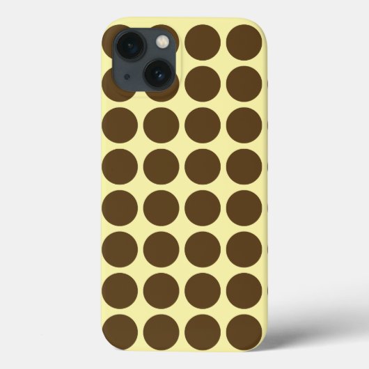 ピーカンクリームのニュートラルドット Case-Mate iPhoneケース (裏面)