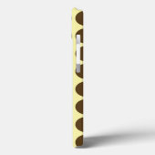 ピーカンクリームのニュートラルドット Case-Mate iPhoneケース (裏面 / 左)